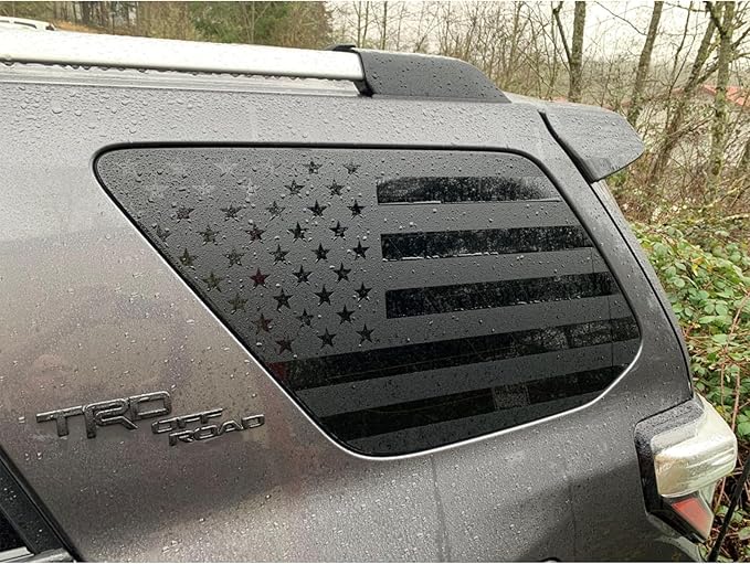 Toyota 4 Runner American Flag Decal for rear windows (2010-2024)