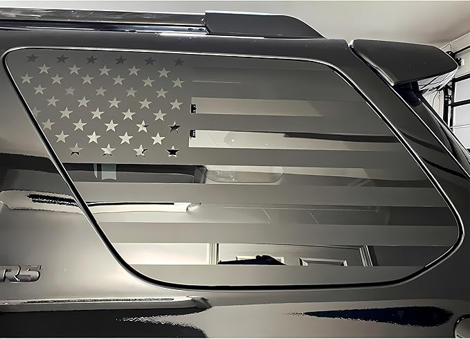 Toyota 4 Runner American Flag Decal for rear windows (2010-2024)