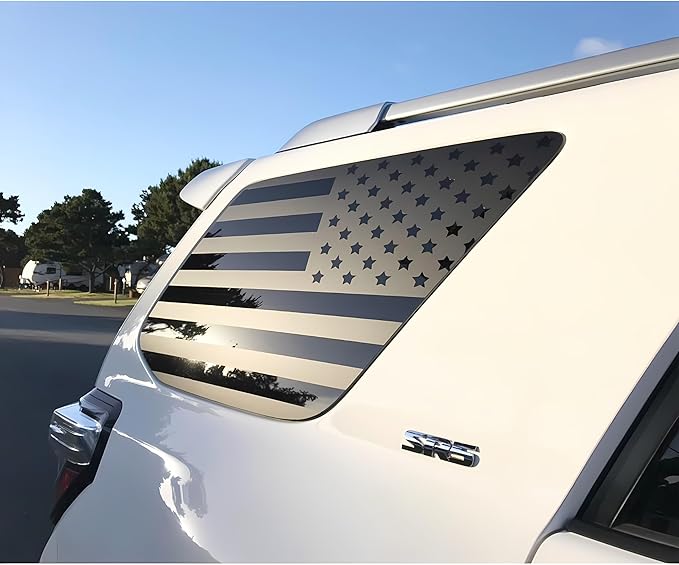 Toyota 4 Runner American Flag Decal for rear windows (2010-2024)