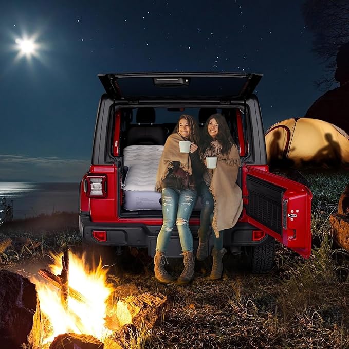 inflatable air mattress for SuV back seats fits Jeep JKU and JLU Toyota 4 runner Etc