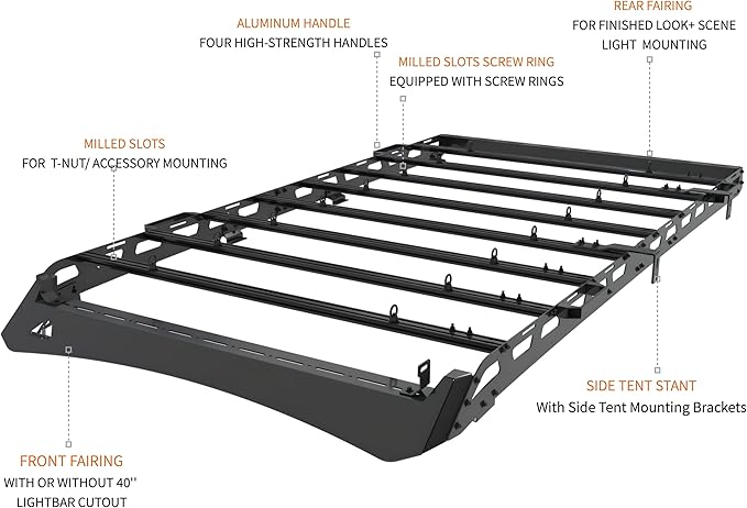 Roof Rack for Toyota 4 runner (2010-2024)