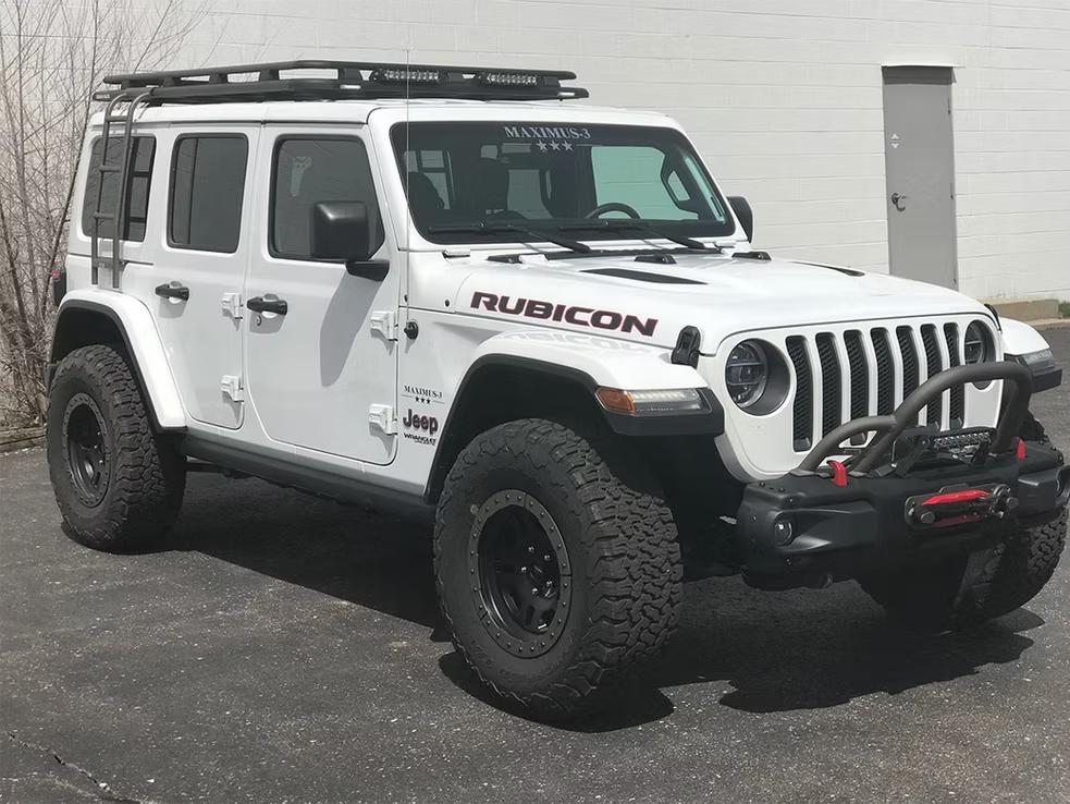Jeep JLU roof rack (long platform)