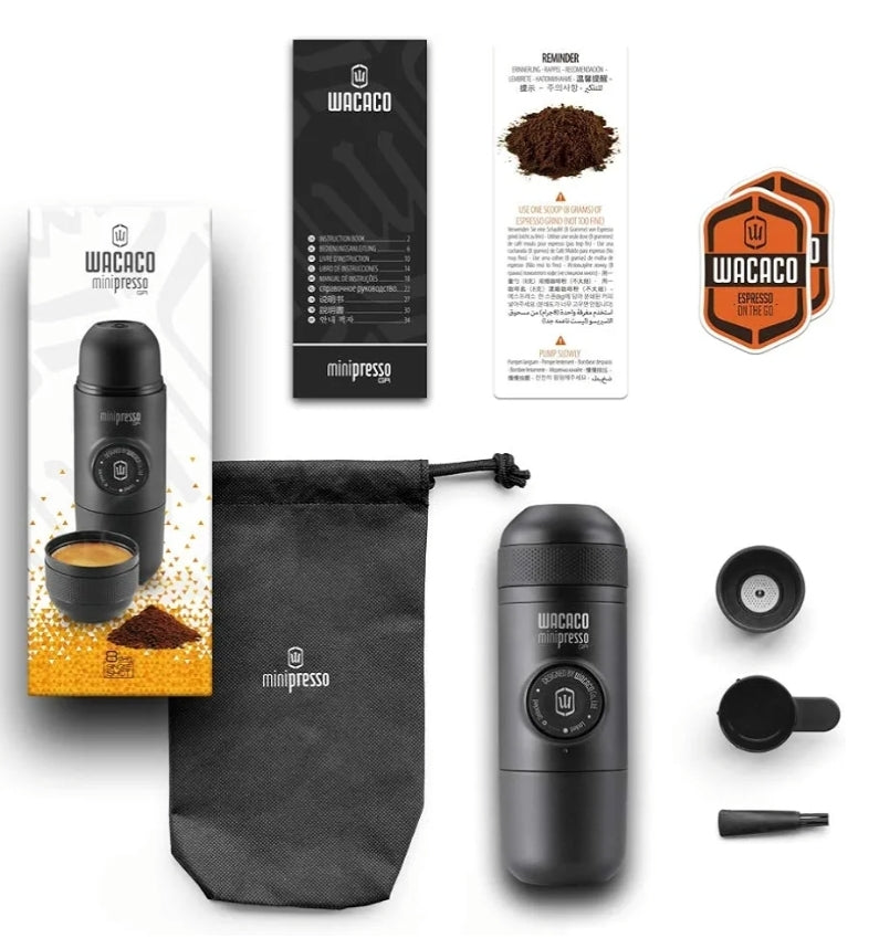 Portable mini expresso machine for camping