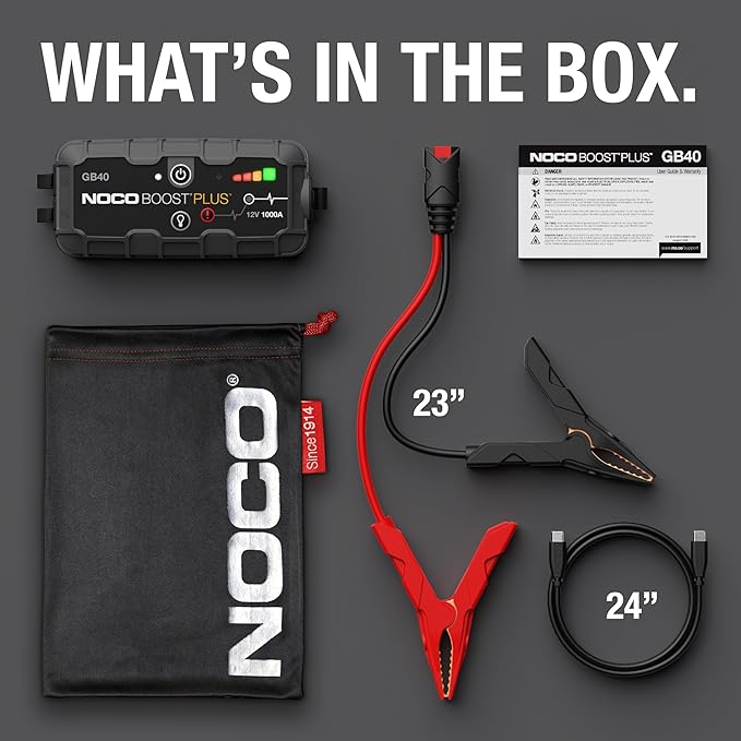 Noco Boost 1000A jump starter booster 12v jump box power booster
