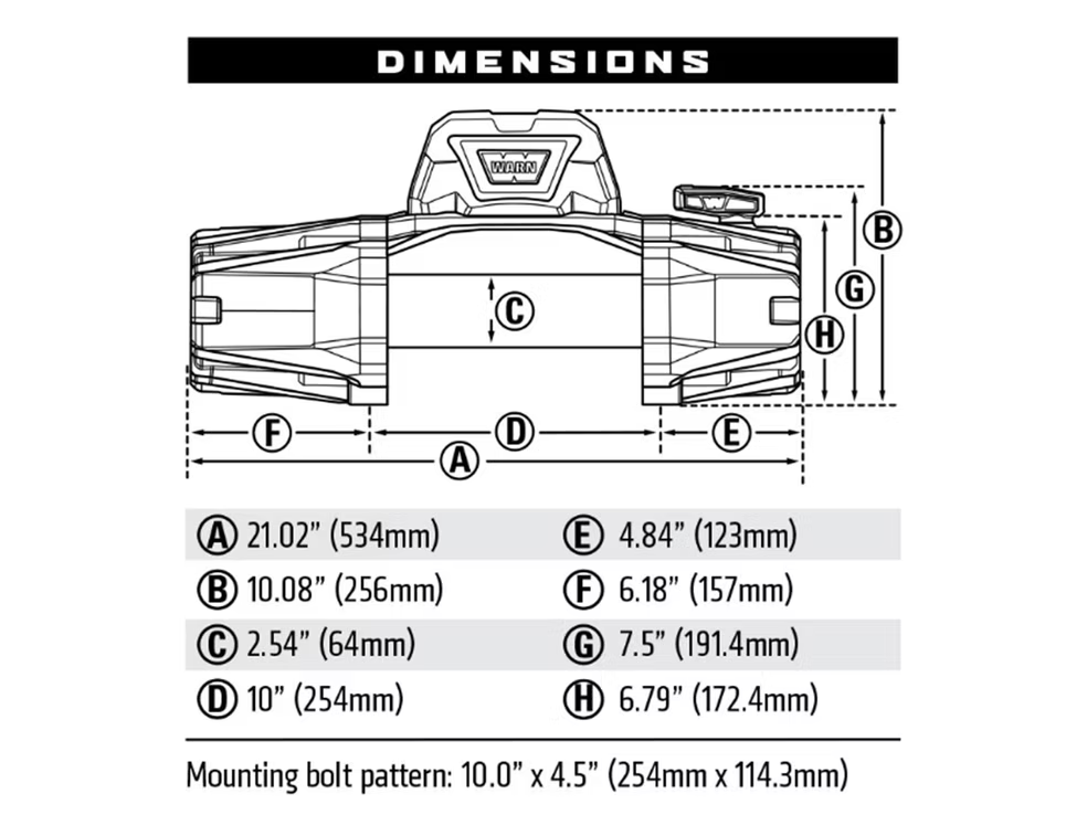 Warn VR Evo 8s Winch w/ 2-in-1 wireless/wired controller and synthetic line