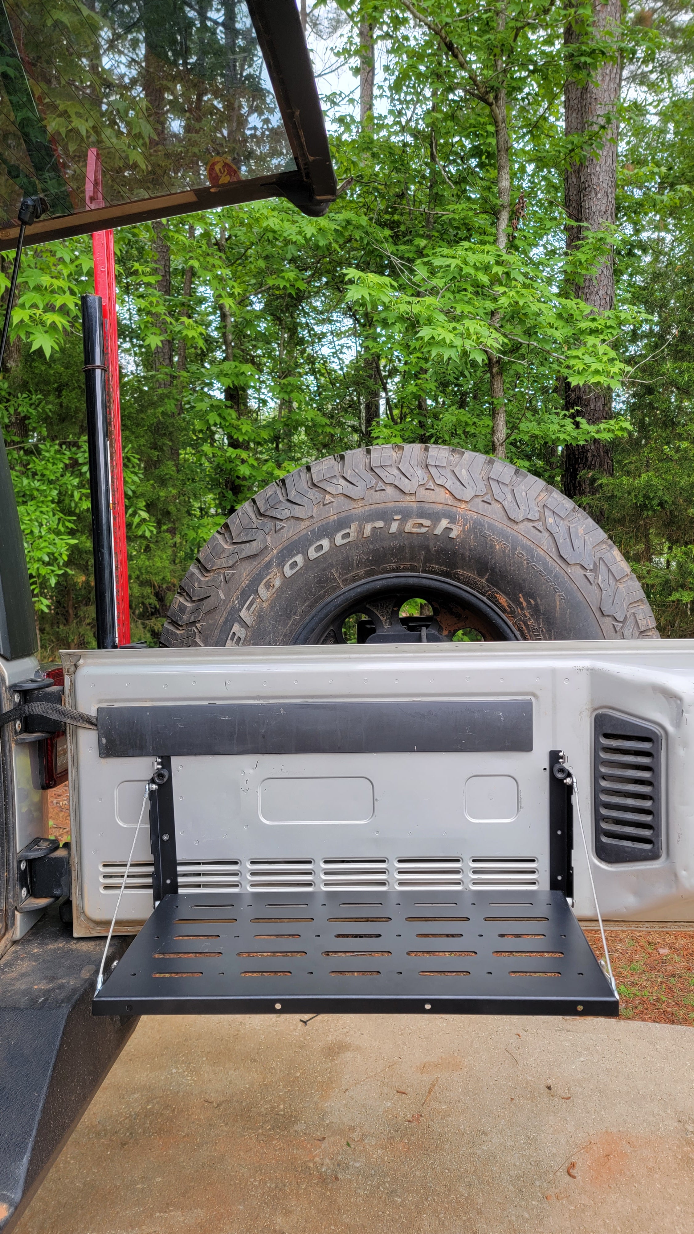 fold-down tailgate table forJeep Wrangler JK 2007-2021