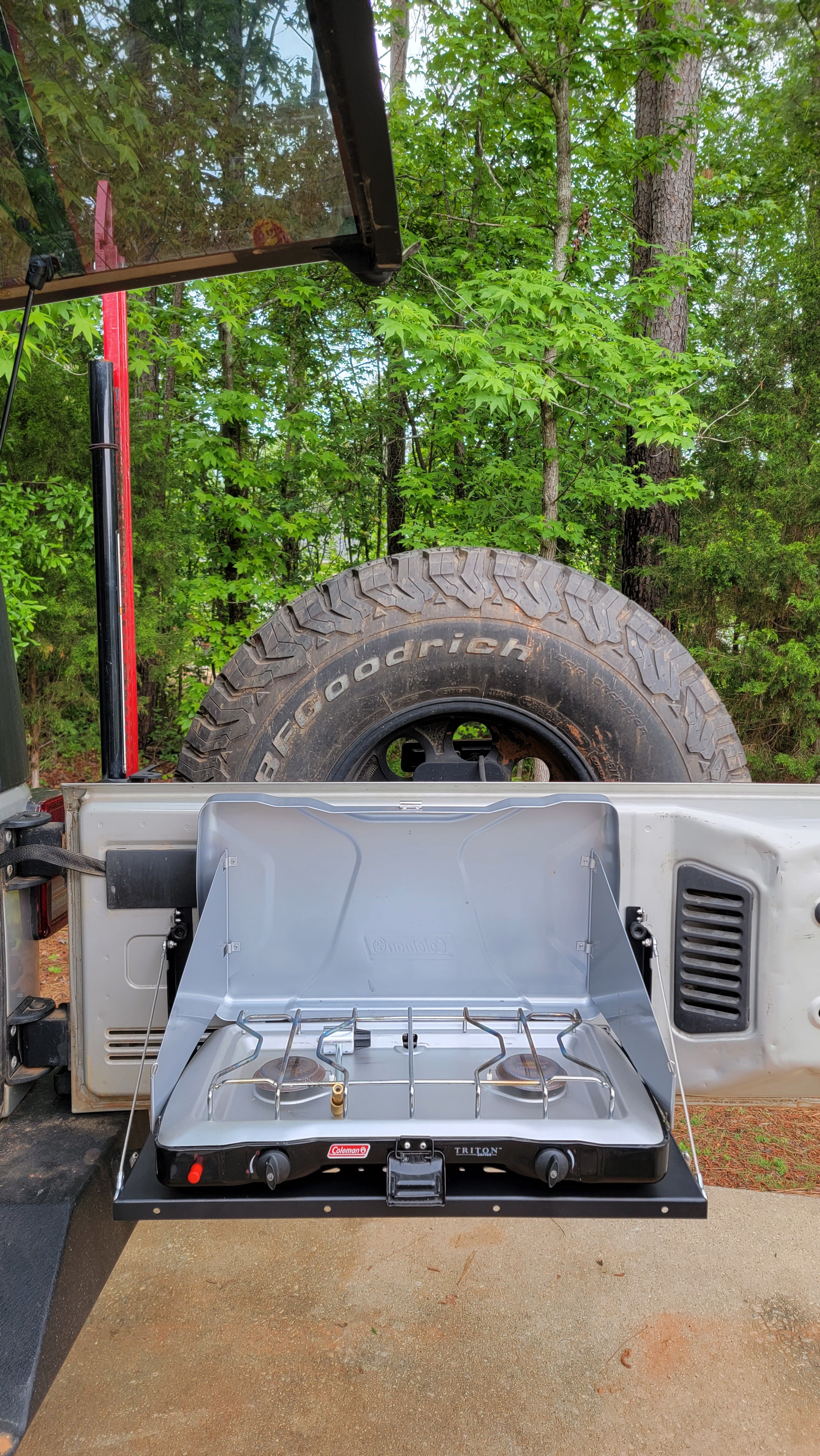 fold-down tailgate table forJeep Wrangler JK 2007-2021