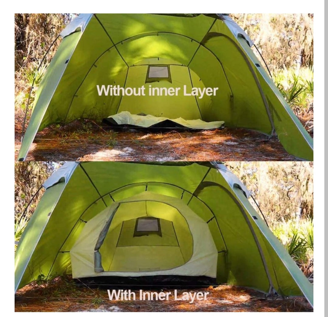 a waterproof moto parking expedition tent