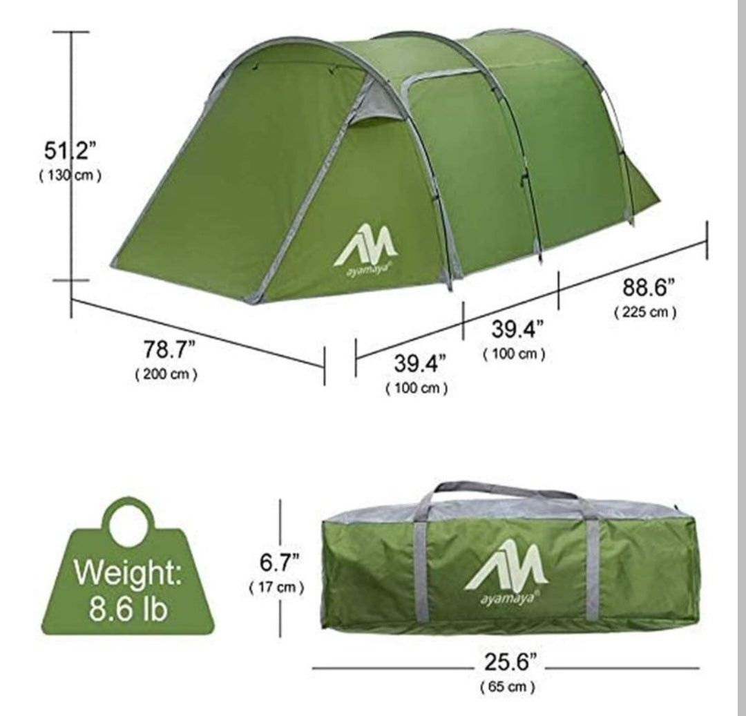 a waterproof moto parking expedition tent