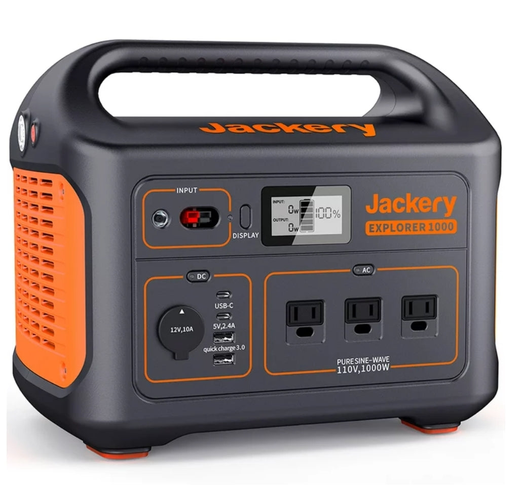 Jackery explorer 1000 portable power station