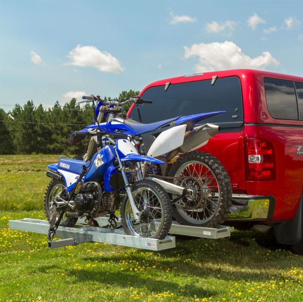 Aluminum double motorcycle-carrier 600 LBS rating